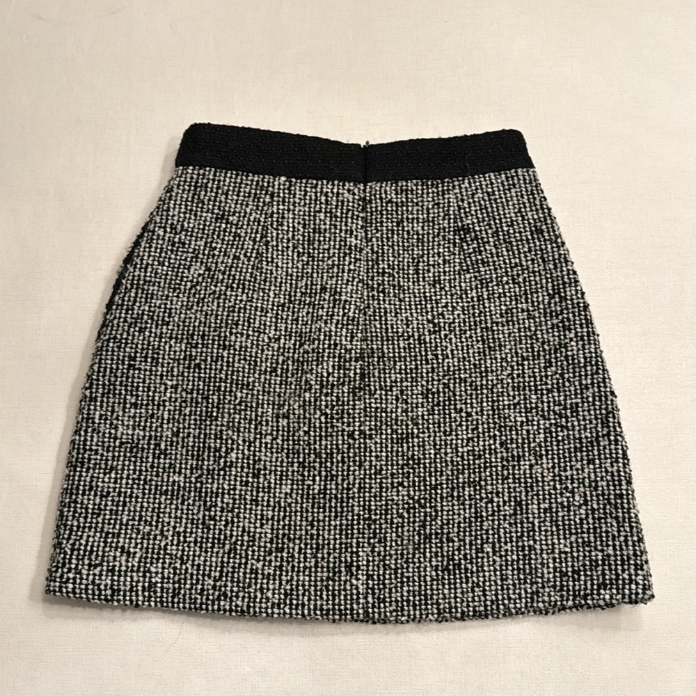 Celine Wool Mini Skirt with Gold Detail - Picture 4 of 7